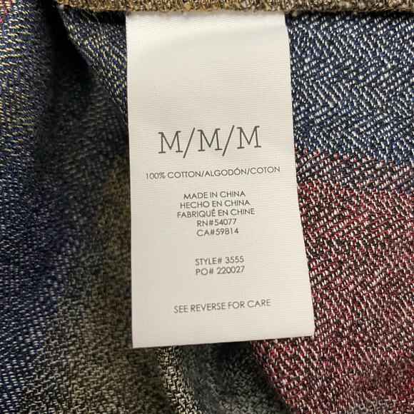 Cabi Style 3555 Plaid Collage Pearl Jacket Shacket Size Medium - Picture 6 of 7